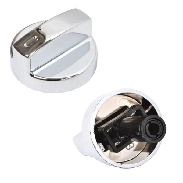 Silver Chrome Control Knob 