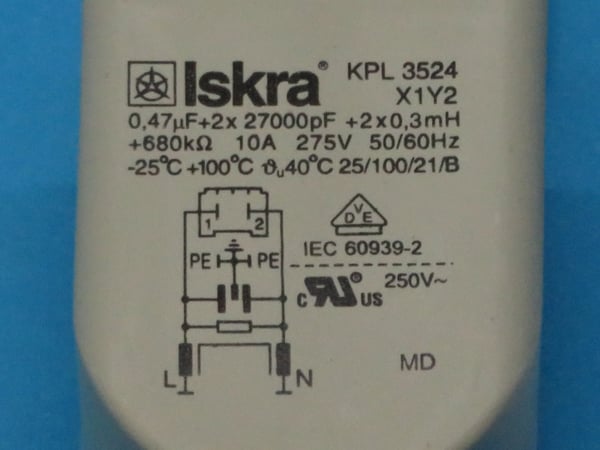 Input Filter 0,3MH Iskra"