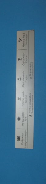 Prog.Info.Label Asko D5220 Us