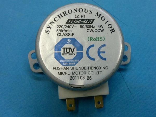 Tray Motor 230V AC 4W 6/MIN