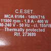 Gorenje Washing Machine Em/Univ.AC MCA61KT16/AL W.Tap.F.Ca Ceset - Image 1