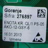 Gorenje Washing Machine Control Unit QL/1 PS-05 AKO-12-GSY-5 - Image 3