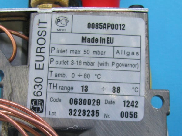 Gas Valve Sit 0.630.029
