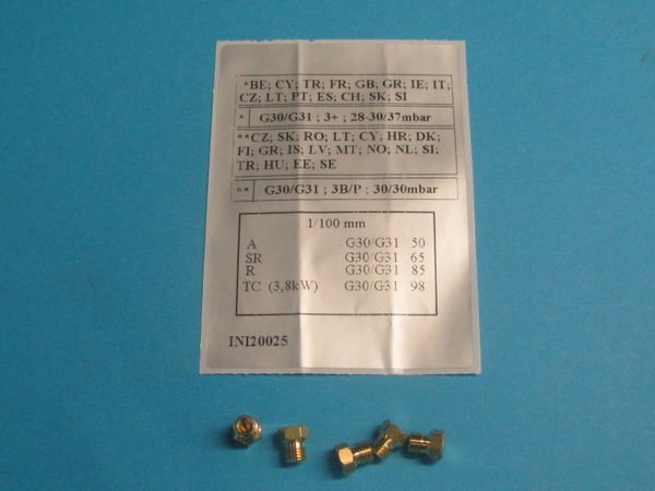 Nozzle Set G30/28-30 G31/30-37MBAR