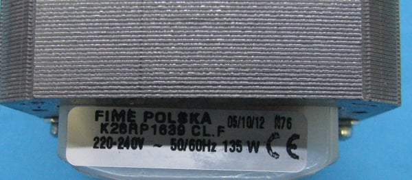 Motor 230V AC 135W