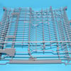Cylinda Dishwasher Upper Basket 07 Grey - Image 1