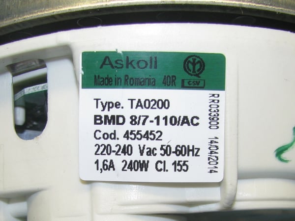 Em/Bpm TA0200 Askoll SP13 Ask
