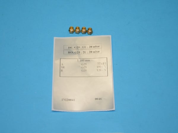 Nozzle Set G25-20mbar