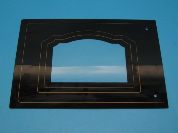 Door Glass Black