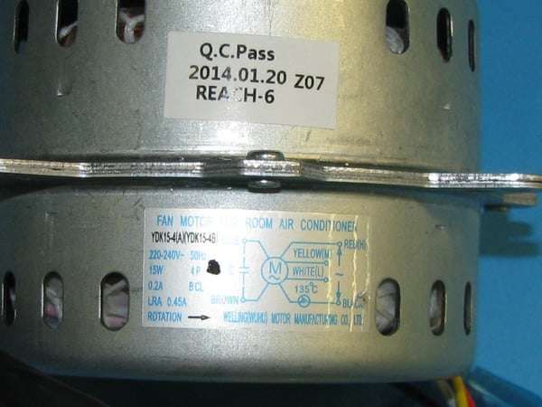 Fan Motor YDK15-4(A) 230V AC 15W