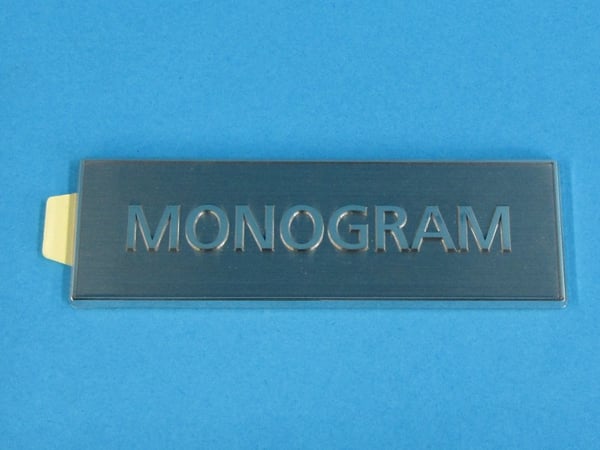 Name Plate Monogram Cr