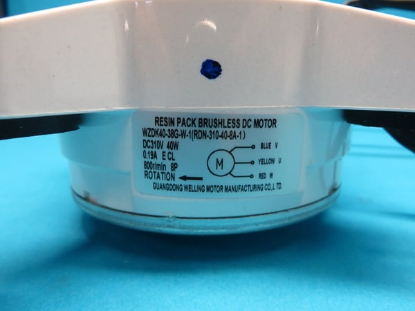 Fan Motor WZDK40-38GW1 310V DC 40W