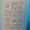 Gorenje Fridge & Freezer Running Capacitor 5UF/400V - Image 1