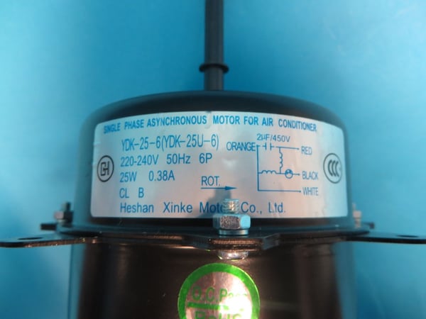 Fan Motor YDK-25U-6 230V AC 25W