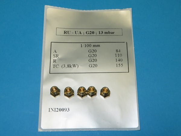 Nozzle Set G20/13MBAR