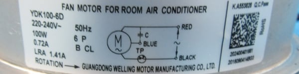 Fan Motor YKT-100-6-47
