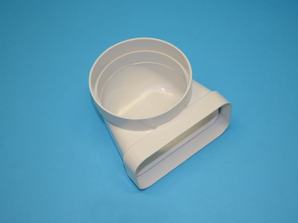 Connection Elbow D125/150X70 Wh