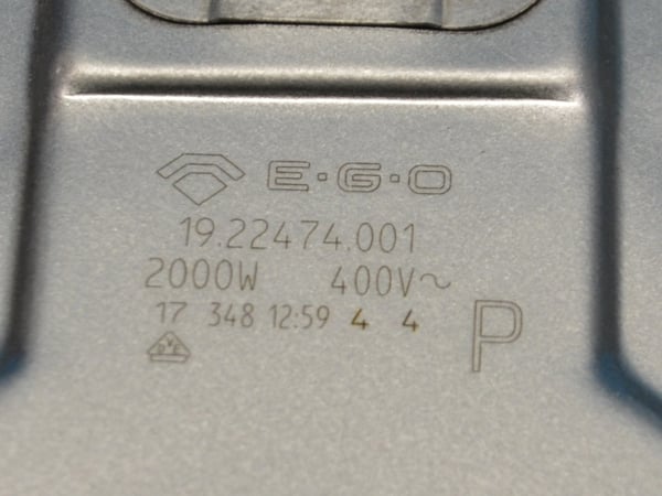 Hotplate PN3/400V/2000W/220 Ego