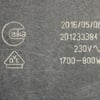Gorenje Cooker & Hob RAD.HEATER/2/230V/1700/700W/180/120 - Image 2