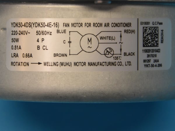 Fan Motor YKT-50-4-206