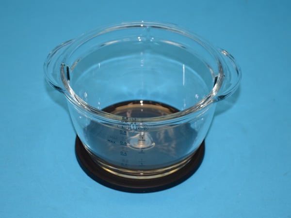 Glass Bowl + Rubber Black