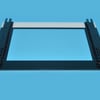 UPO Cooker & Hob Door Glass GLU.NG3 6-208 Upo 070 - Image 1