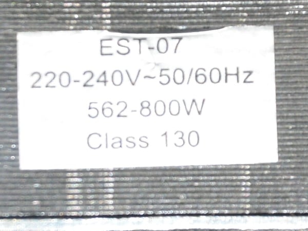 Motor EST-07 230V AC 800W