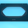 Gorenje Cooker & Hob Oven Door Glass FS50G 306-IN215 9005PAST - Image 1