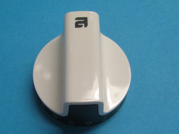 Knob Asko 0-12 Black/White