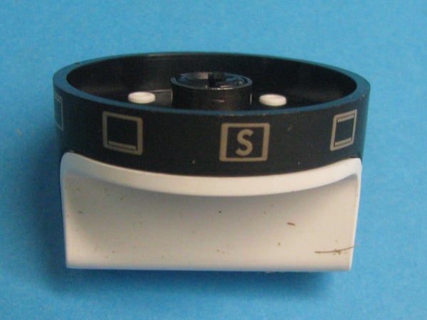Knob Asko 8+0 Oven Black/White