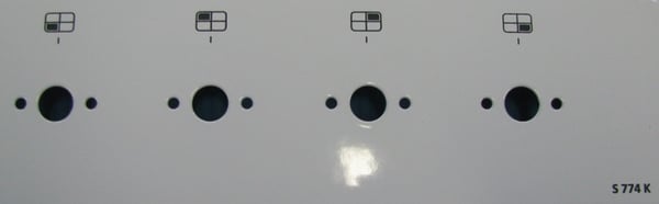 Control Panel 700 S774K White