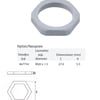 Asko Dishwasher Nut M20X1,5-NYLON Dw" - Image 2