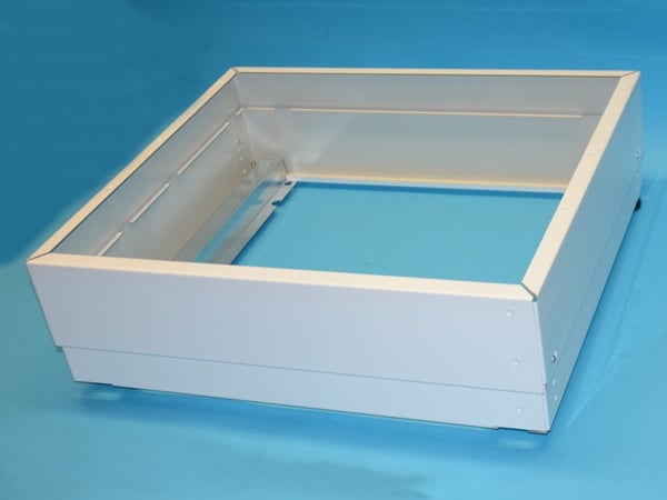Telescopic Plinth FS50 100 White