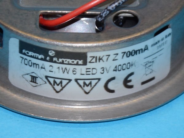 LED Light ZIK-7 Z 700MA 3V 2,1W Assy"
