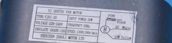 Fan Motor 230V AC 30W
