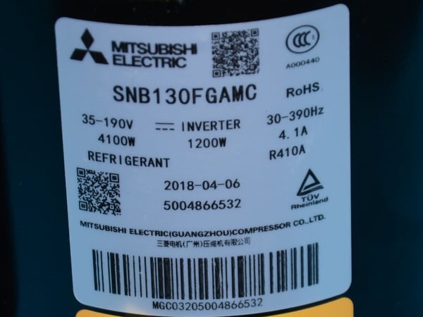 Compressor Mitsubishi SNB130FGAMC