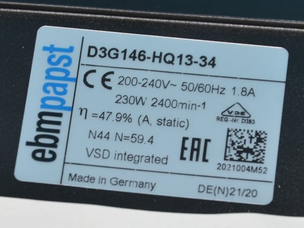 Fan Motor 230V AC 230W