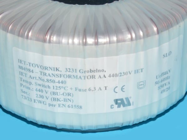 Transformer Aa 440/230V Iet