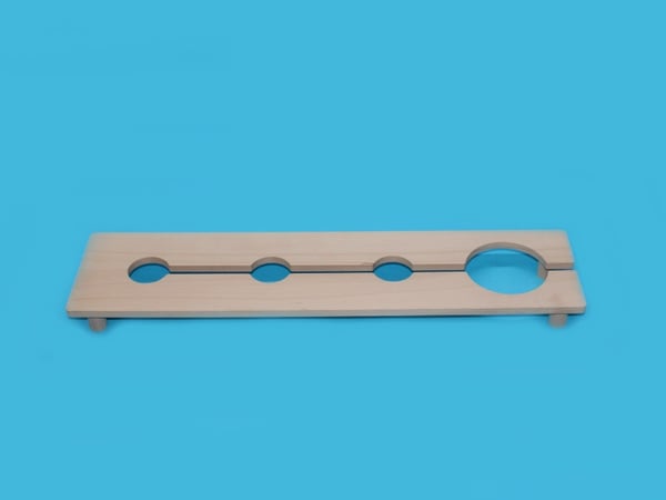 Glass Holder Wooden L WC70