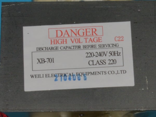 Transformer Vn 240V 50HZ 700W