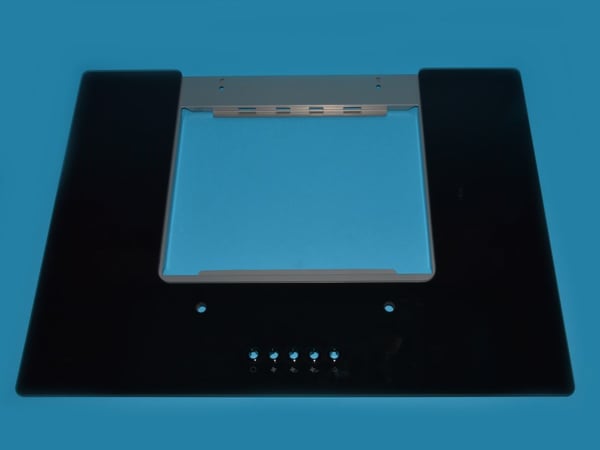 Hood Glass 60 Cm Bk