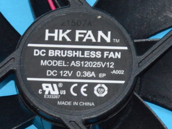 Fan DC12V 2200-2600/MIN 120X120