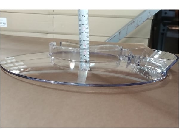 Plastic Container Cover Curved