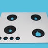 Gorenje Cooker & Hob Glass TEMP.600 Modern RAP.SY2.1 Wh Assy - Image 1