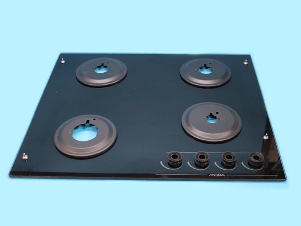 Glass TEMP.600 Modern Rap Mor Bk Assy