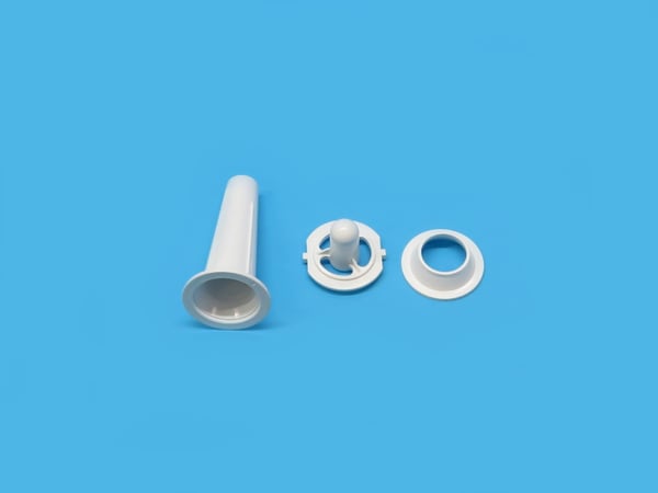 Pc Plastic Tube + Platic Covers (2X)