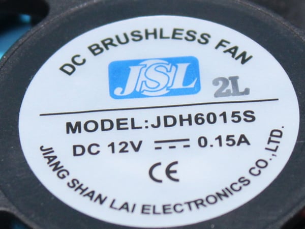 Fan DC 12V 0.16A 60X60 Mm