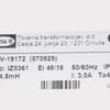 Asko Fridge & Freezer Supply Cord With Choke 2M UK WC60 Assy - Image 1
