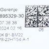 Gorenje Washing Machine Ek B1-BM22 PS-22HT/54-A-14-8-NS-E - Image 1