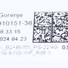 Gorenje Washing Machine Ek B2+BM55 PS-22/49-B-14-8-NS-WF - Image 1